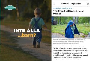 DEBATTARTIKEL: Villkorad välfärd slår mot barnen – över 50 000 barn riskerar stängas ute från grundläggande trygghetssystem!